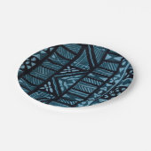 Assiettes En Carton Impression hawaïenne (Angle)