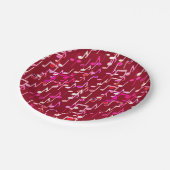 Assiettes En Carton Impression musicale - bordeaux, multi (Angle)