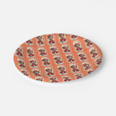 Assiettes En Carton impression pour chien cowboy (Angle)