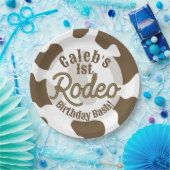 Assiettes En Carton Impression vache marron Country Western Rodeo Part (Fête)