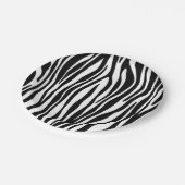Assiettes En Carton Impression Zebra (Angle)