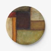 Assiettes En Carton Impressionniste d'automne par Jennifer Goldberger (Devant)