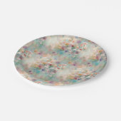 Assiettes En Carton Impressionniste Fleur sauvage Pastel (Angle)