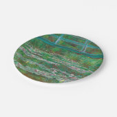 Assiettes En Carton Impressionniste japonais de Footbridge Claude Mone (Angle)