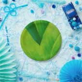 Assiettes En Carton imprimé feuille de banane (Fête)