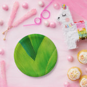 Assiettes En Carton imprimé feuille de banane (Fête)