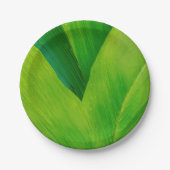 Assiettes En Carton imprimé feuille de banane (Devant)