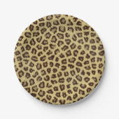 Assiettes En Carton Imprimer Leopard / Cheetah (Devant)