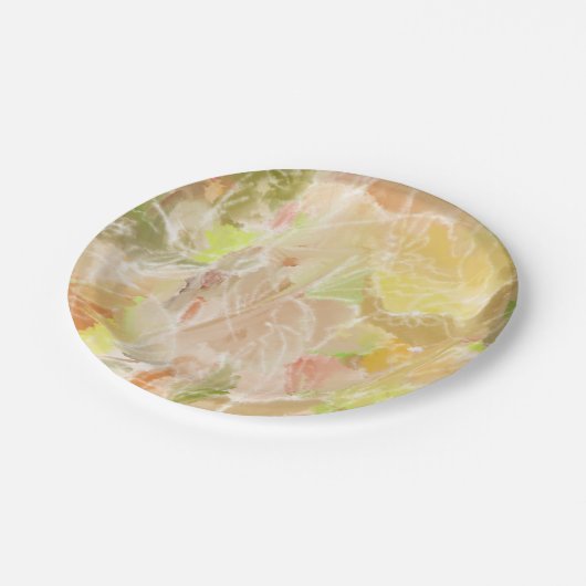 Assiettes En Carton Imprimer Pastel Citrus (Angle)