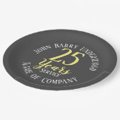 Assiettes En Carton Indemnité pour service long ou retraite (Angle)