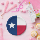 Assiettes En Carton Indicateur d'état du Texas (Fête)