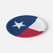 Assiettes En Carton Indicateur d'état du Texas (Angle)