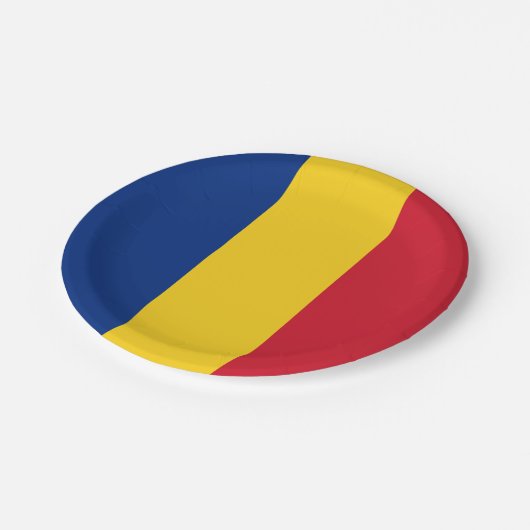 Assiettes En Carton Indicateur Roumanie (Angle)