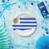 Assiettes En Carton Indicateur Uruguay (Fête)