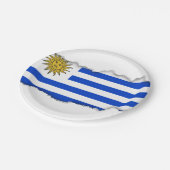 Assiettes En Carton Indicateur Uruguay (Angle)