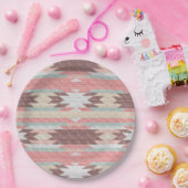 ASSIETTES EN CARTON INDIEN BLANKET (Fête)