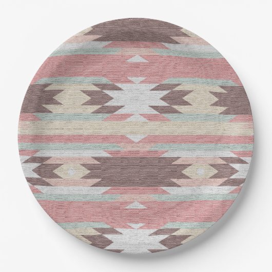 ASSIETTES EN CARTON INDIEN BLANKET (Devant)