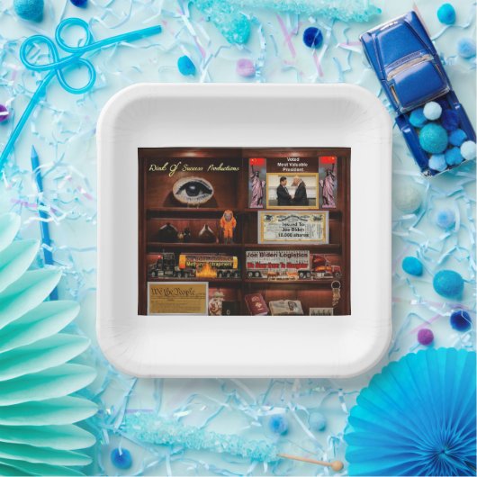 Assiettes En Carton Industries Biden (Fête)