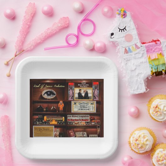 Assiettes En Carton Industries Biden (Fête)