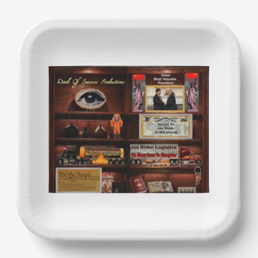 Assiettes En Carton Industries Biden (Recto)