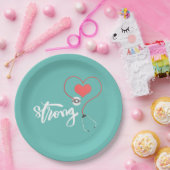 Assiettes En Carton Infirmière (Fête)