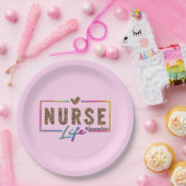 Assiettes En Carton Infirmière (Fête)