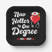 Assiettes En Carton Infirmière de la RN J'Ai Obtenu Il Infirmière insc (Recto)