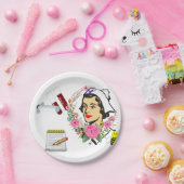 Assiettes En Carton Infirmière des plaques de papier (Fête)