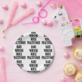 Assiettes En Carton Infirmière professionnelle (Fête)