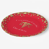 Assiettes En Carton Infirmière Soins Infirmières Parti de Graduation d (Angle)