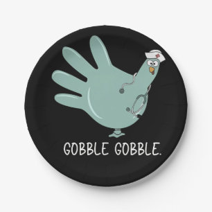 Assiettes En Carton Infirmière Urgences Dinde Gobble Squad Infirmière