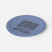 Assiettes En Carton Informatique Collège Cool principaux (Angle)