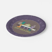 Assiettes En Carton Ingrédients sorciers Halloween (Angle)