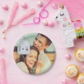 Assiettes En Carton Initiales rustiques du Scrapbook et Mariage photo (Fête)