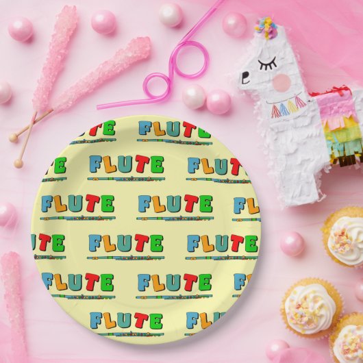 Assiettes En Carton Inondation du Colorful (Fête)