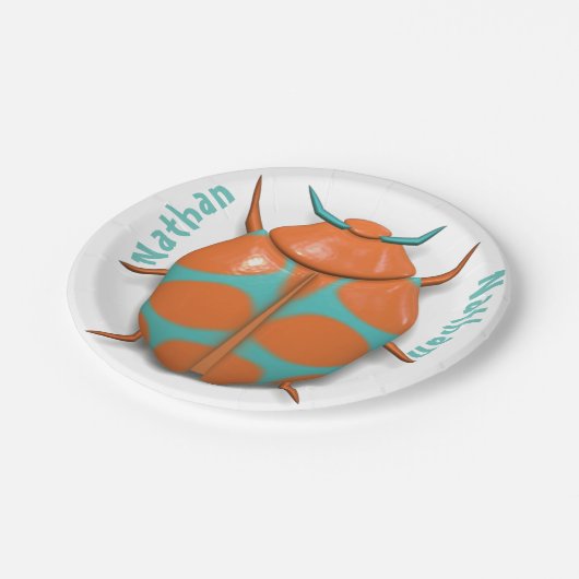 Assiettes En Carton insecte insecte insecte insecte cocu (Angle)