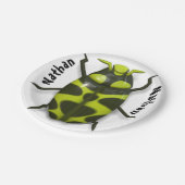 Assiettes En Carton insecte insecte insecte insecte joli vert noir (Angle)