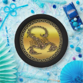 Assiettes En Carton Insecte très venimeux toxique en bronze de (Fête)