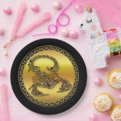 Assiettes En Carton Insecte très venimeux toxique en bronze de (Fête)