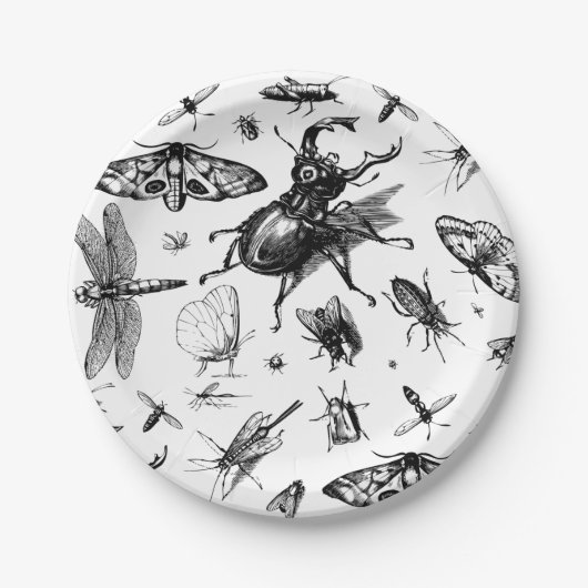 Assiettes En Carton Insectes agrées (Devant)