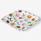 Assiettes En Carton Insectes fête d'anniversaire (Angulaire)