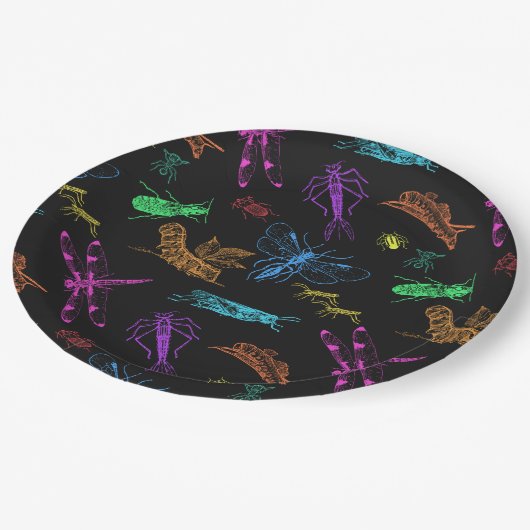 Assiettes En Carton Insectes ! Insectes ! Insectes ! (Angle)