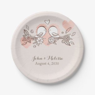 Assiettes En Carton Inséparables