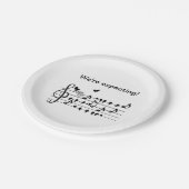 Assiettes En Carton inséparables, s'attendant à un ajout à la famille (Angle)