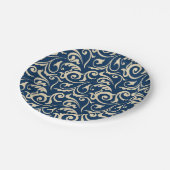 Assiettes En Carton Inspiration de motifs persans (Angle)