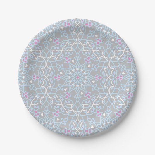 Assiettes En Carton Inspiration Mandala (Devant)