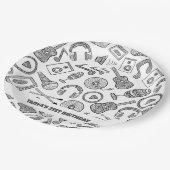 Assiettes En Carton Instruments de musique personnalisés Accessoires d (Angle)