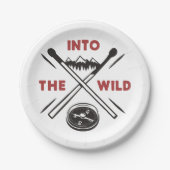 Assiettes En Carton Into the Wild Adventure Survie sauvage (Devant)