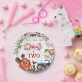 Assiettes En Carton Invitation à l'anniversaire de l'animal de ferme (Fête)