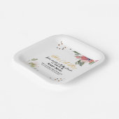 Assiettes En Carton Invitation baby shower (Angulaire)